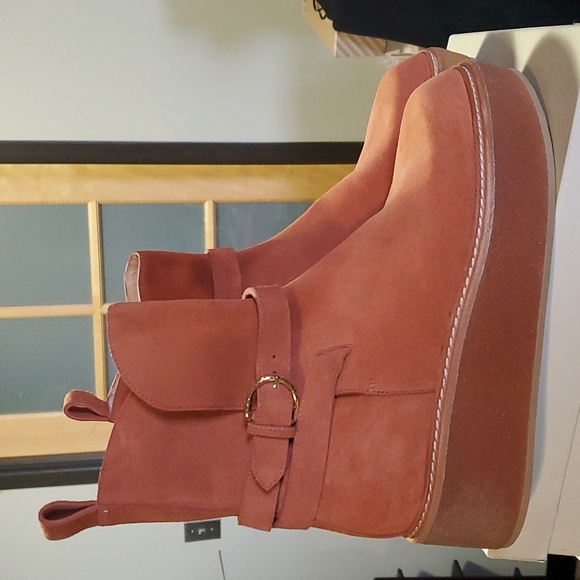 NIB sz 40 $595 Ulla Johnson Lennox ankle buckle winterized boots